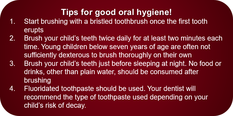 Tips for good oral hygiene by the National Dental Centre Singapore